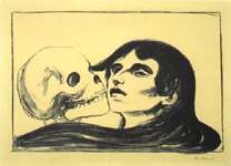 The Kiss of Death. 1899. Drawing